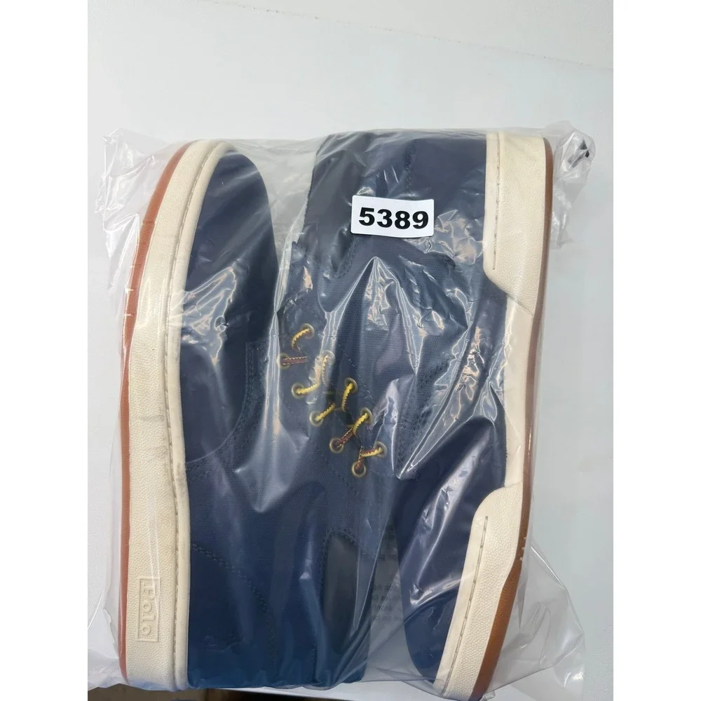 Polo Ralph Lauren Mens Navy Nubuck Shrunken Sneakes Boots Lined Size‎ 9 Sample